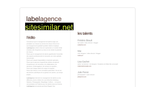 labelagence.fr alternative sites