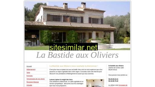 labastideauxoliviers.fr alternative sites