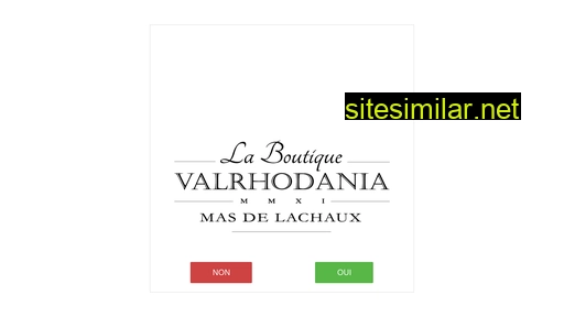 laboutiquevalrhodania.fr alternative sites