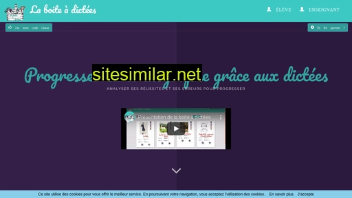 laboiteadictees.fr alternative sites