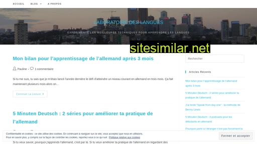 laboratoiredeslangues.fr alternative sites
