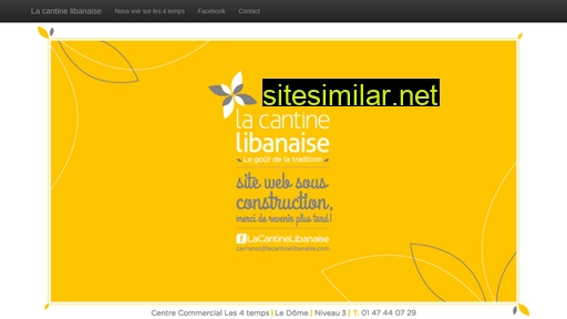 lacantinelibanaise.fr alternative sites