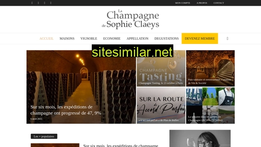 Lachampagnedesophieclaeys similar sites