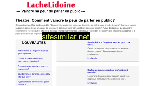 lachelidoine.fr alternative sites