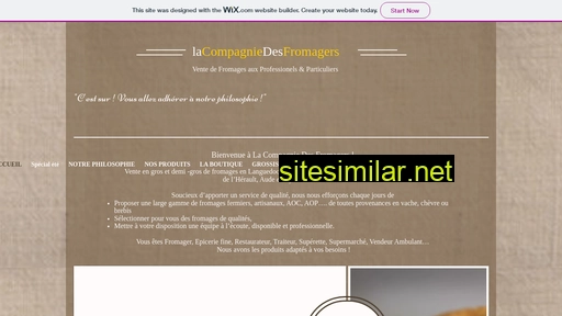 lacompagniedesfromagers.fr alternative sites