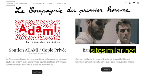 lacompagniedupremierhomme.fr alternative sites