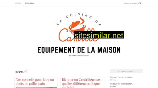 lacuisinedecamille.fr alternative sites
