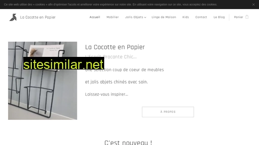 lacocotteenpapier.fr alternative sites