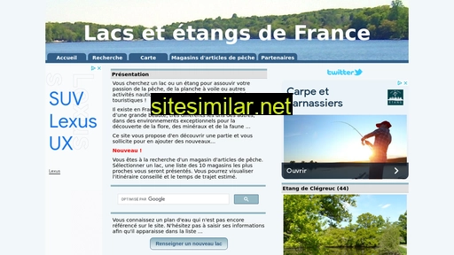 Lacs-et-etangs-de-france similar sites