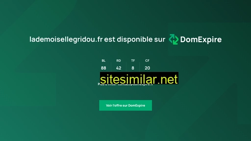 lademoisellegridou.fr alternative sites