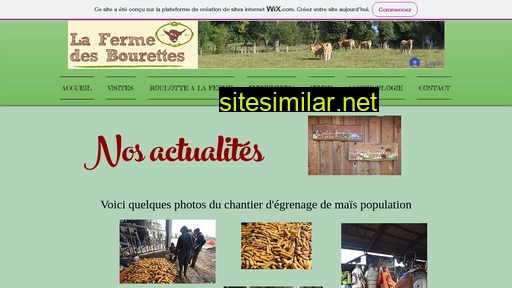 lafermedesbourettes.fr alternative sites
