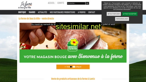 lafermedesouslaville.fr alternative sites