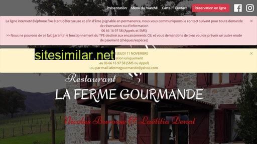 lafermegourmande.fr alternative sites