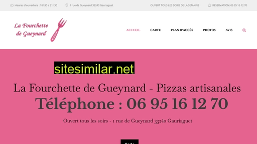 lafourchettedegueynard.fr alternative sites