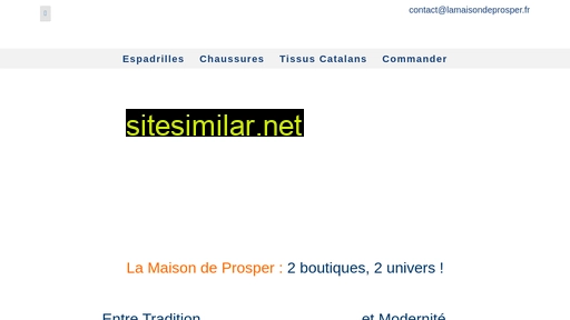 lamaisondeprosper.fr alternative sites