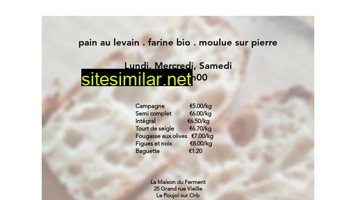 lamaisonduferment.fr alternative sites