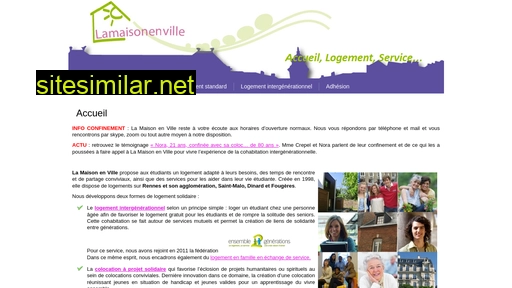 lamaisonenville.fr alternative sites