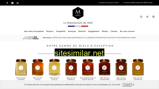 lamanufacturedumiel.fr alternative sites