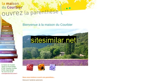 lamaisonducourbier.fr alternative sites