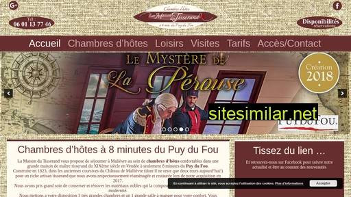 lamaisondutisserand.fr alternative sites