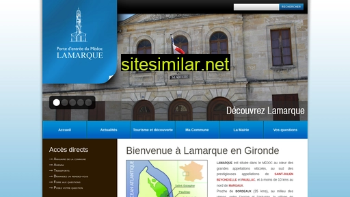 lamarque-gironde.fr alternative sites
