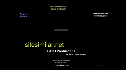 landproductions.fr alternative sites