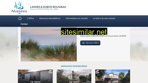 lannesdubos-rousseau.notaires.fr alternative sites