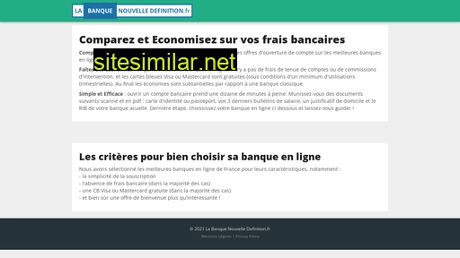 la-banque-nouvelle-definition.fr alternative sites