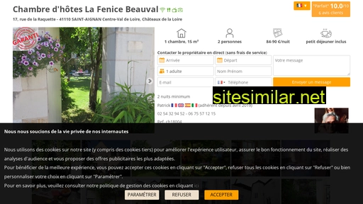 la-fenice-beauval.fr alternative sites