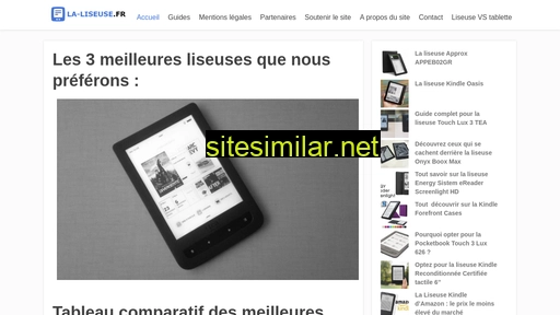 la-liseuse.fr alternative sites