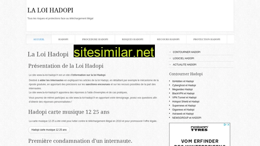 la-loi-hadopi.fr alternative sites