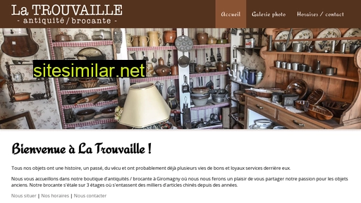 la-trouvaille.fr alternative sites