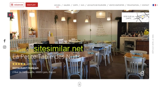 lapetitetabledesnuits.fr alternative sites