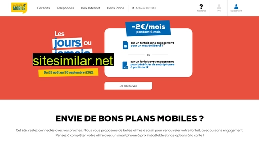 lapostemobile.fr alternative sites