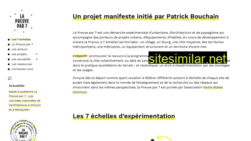 lapreuvepar7.fr alternative sites