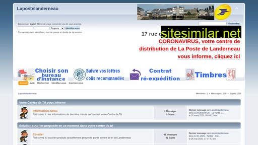 lapostelanderneau.fr alternative sites