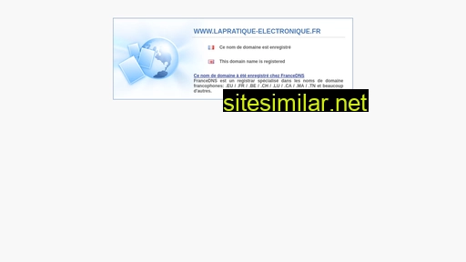 lapratique-electronique.fr alternative sites