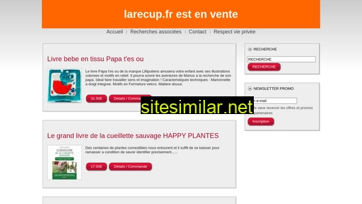 larecup.fr alternative sites