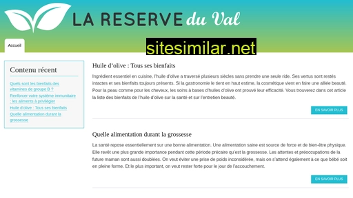 lareserveduval.fr alternative sites