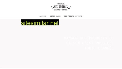 lareservevegetale.fr alternative sites