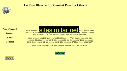 laroseblanche.free.fr alternative sites