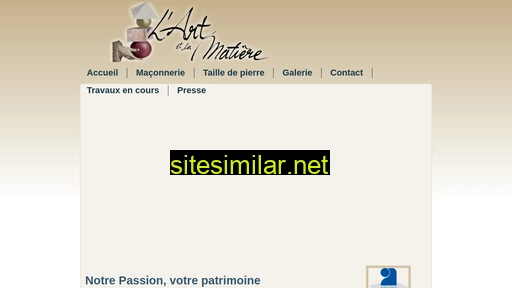 lartetlamatiere-taille-de-pierre.fr alternative sites