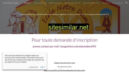 laseguiniere-notredame.fr alternative sites