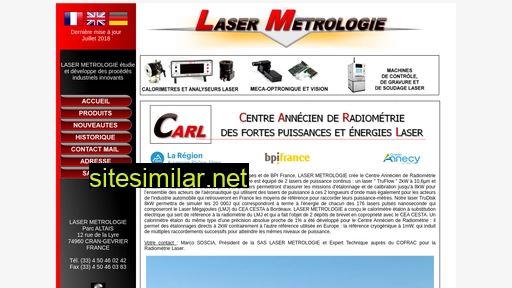 Laser-metrologie similar sites