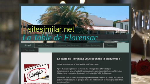 latabledeflorensac.fr alternative sites