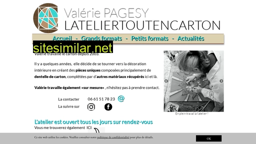 lateliertoutencarton.fr alternative sites
