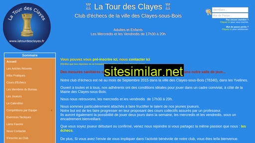 latourdesclayes.fr alternative sites