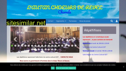 lautanchoeursderevel.fr alternative sites
