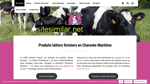 lavachecharentaise.fr alternative sites
