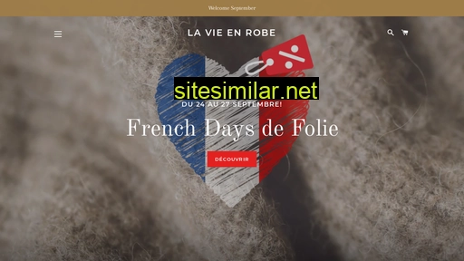 lavieenrobe.fr alternative sites
